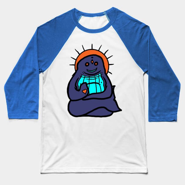 Spirit Animal: Blue whale Baseball T-Shirt by jonah block